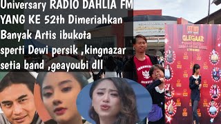 🔴Gea youbi,Kingnaazar,Dewi persik Memeriahkan acara HUT Universary Radio Dahlia yg ke 52 di  soreang