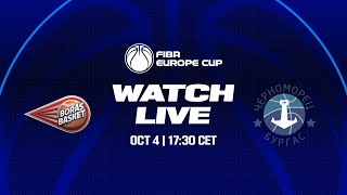 Boras Basket v Chernomorets Burgas | Full Basketball Game | FIBA Europe Cup 2023