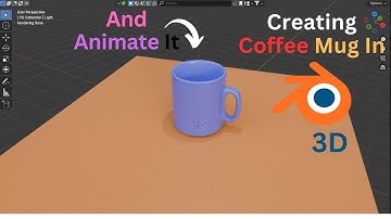 🔥 Learn How to Create and Animate a Realistic Coffee Mug in Blender 3D! ☕️