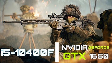 GTX 1650 + i5 10400F - Battlefield 6 REDSEC - 1080p / Low Setting ,Fps Test