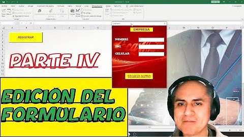 DISEÑO DE FORMULARIOS EN EXCEL VISUAL BASIC