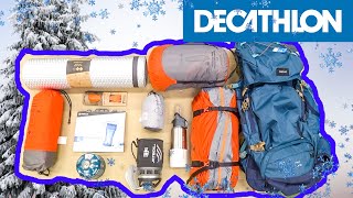Best BUDGET WINTER GEAR from Decathlon for Camping & Backpacking |Tent, Sleeping Bag, Backpack &more