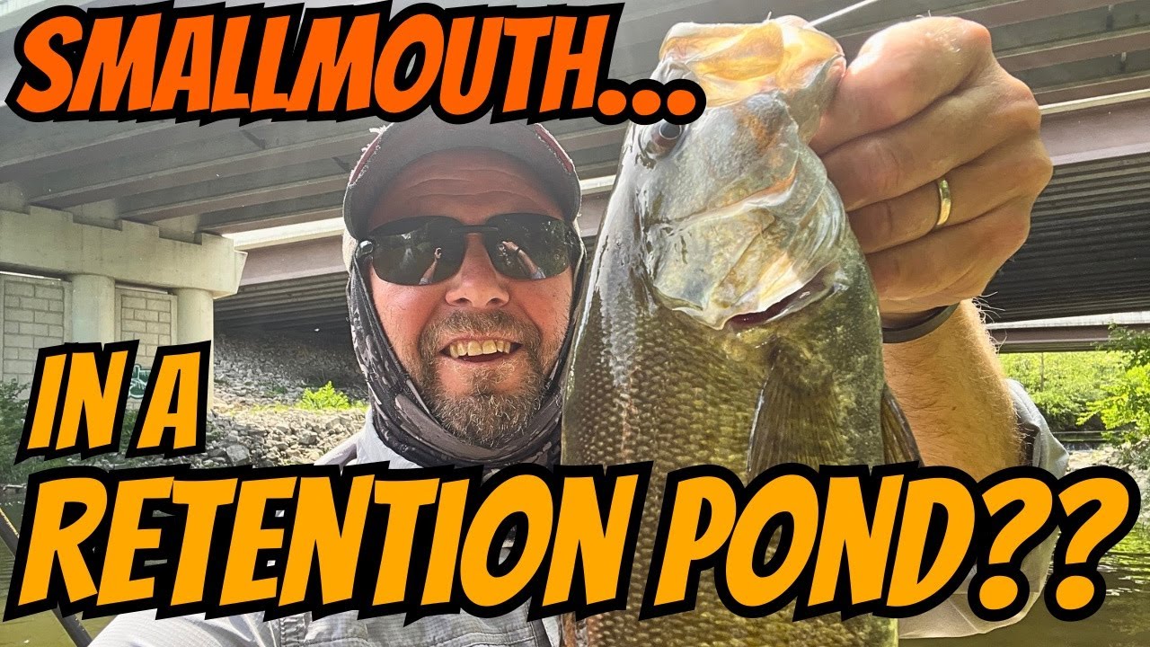 This Retention Pond was LOADED… with SMALLMOUTH BASS!?!?