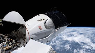 NASA's SpaceX Crew-1 Hatch Closure \& Farewell at International Space Station