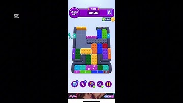 Colour Block Jam Level 887 Solution Walkthrough