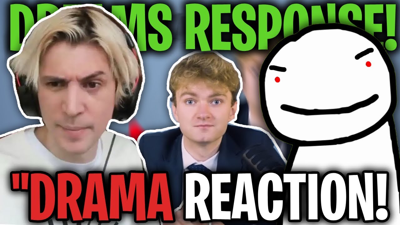 XQC РЕАКЦИЯ НА РЕАКЦИЮ DREAM НА ДРАМУ С ТОММИИННИТОМ...