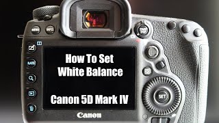 Canon 5D Mark IV White Balance