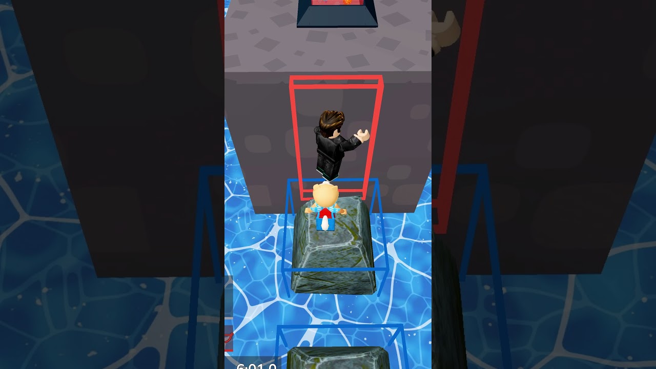 Shibago got revenge on bacon in Teamwork Obby💢👊 #teamworkobby #roblox #robloxshorts #robloxgames