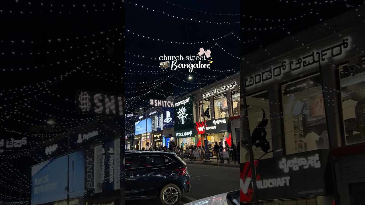 Cute day out in church street Bangalore 💌✨ 