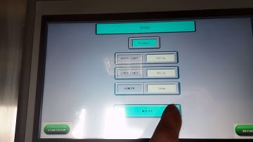 Zegoo inline checkweigher menu operation with rejector bin
