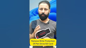 How to Remove Write protection from pen drive or SD Card #techshorts #tipsandtricks #techtips
