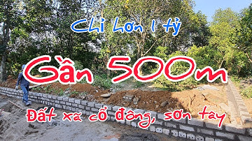 bán đất cổ đông sơn tây, bán đất xã cổ đông gần 447m