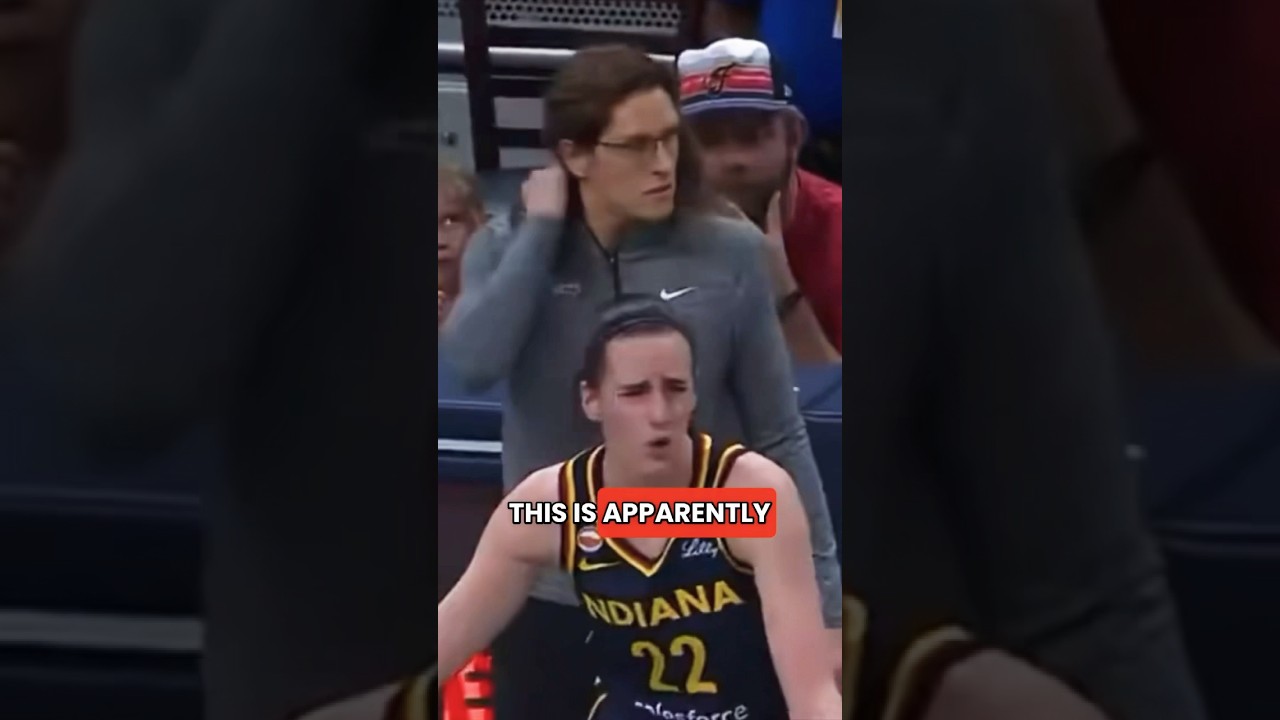 Caitlin Clark is not allowed to clap! #shorts #caitlinclark #wnba
