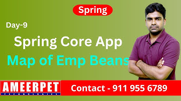 Spring Boot | Spring Core App - Map of Employee Beans | By Srinivas | Ameerpet Technologies
