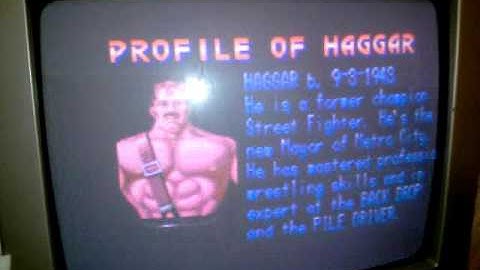 FINAL FIGHT ARCADE BOOTLEG JAMMA PCB / ATTRACT MODE