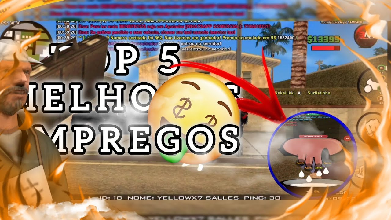 TOP 5 MELHORES EMPREGOS DO [ BMRP ] 😱🤑 