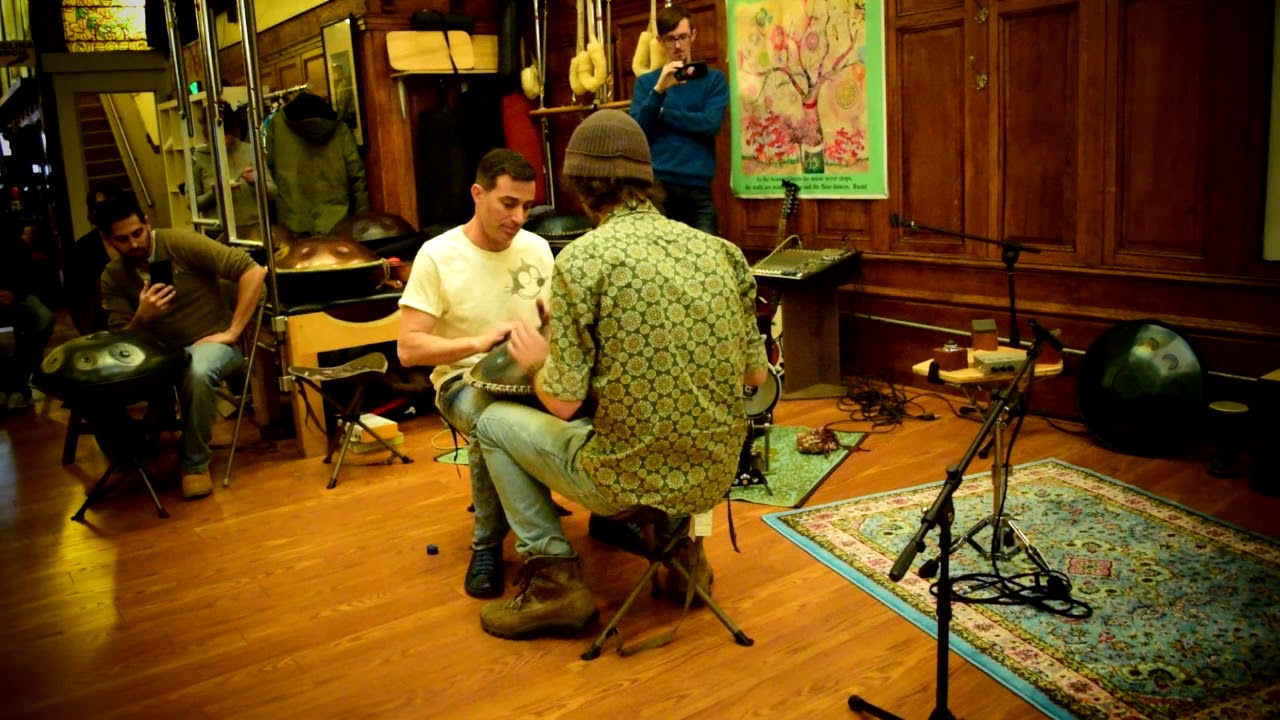 4 Hand Jam- Felix and Ricky at Sal Anthony's Movement- Handpan NYC