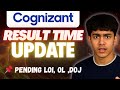 Cognizant recent updates on Results 🔥|| Clarity on results release @NextZencareer