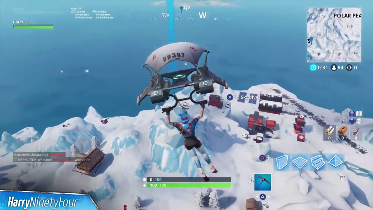 Snowfall Challenges  Fortnite Battle Royale