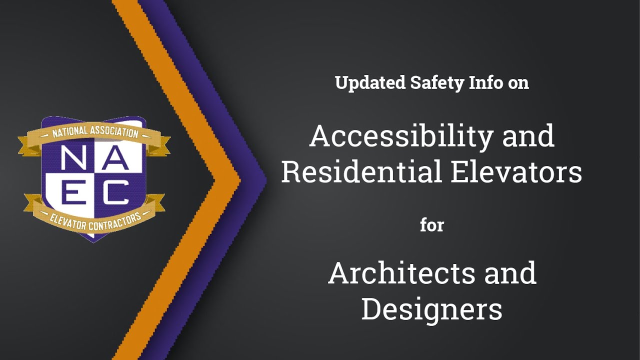 Accessibility and Residential Elevator Info for Architects & Designers