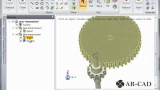 SpaceClaim Tutorial on External Gears: Assembly Conditions: SC-Motion
