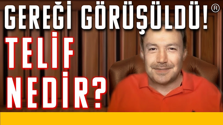 Telif Nedir? - Gereği Görüşüldü! - Avukat Oğuz Müftüoğlu - B03