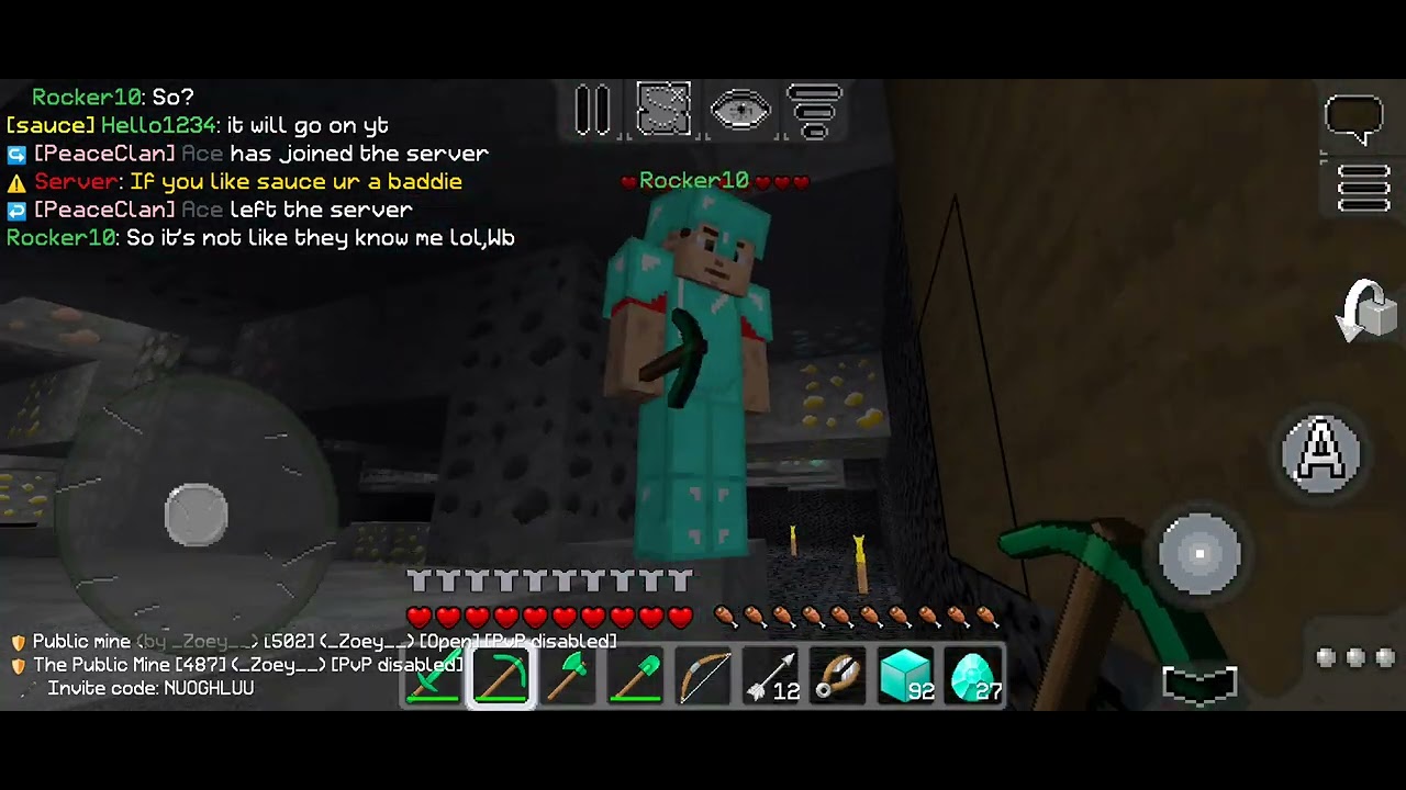 MINING ON A SERVER!!!!!!testing fake Minecraft versions part 2 - YouTube