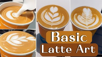 POV- Basic latte art tutorial | Create Espresso | How to make latte art with perfect milk pouring