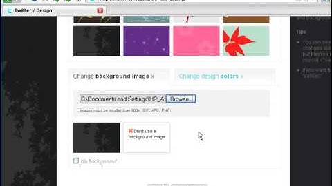 Twitter Secrets: How To Add Custom Image To Your Twitter Background