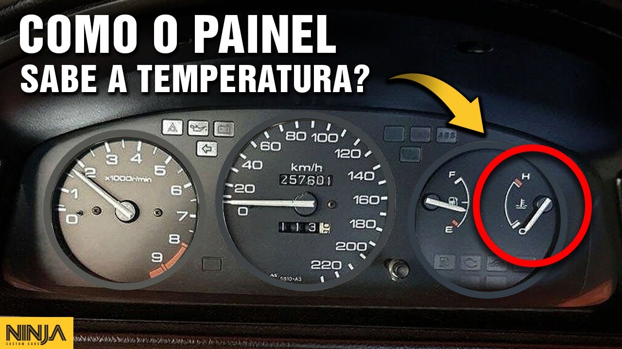 Trocando SENSOR de TEMPERATURA do Painel HONDA CIVIC
