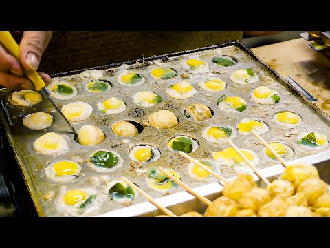 Night Market Food Making Skills／夜市美食製作技巧－Taiwanese Street Food／台灣街頭美食－台中美食－太原夜市