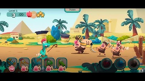 Dino Bash Travel Through Time - Island 5 - Level 7