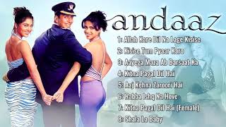 Andaaz Movie All Songs | Akshay Kumar, Lara Dutta, Priyanka Chopra | 90&#39;s Hits | Filmy Jukebox |