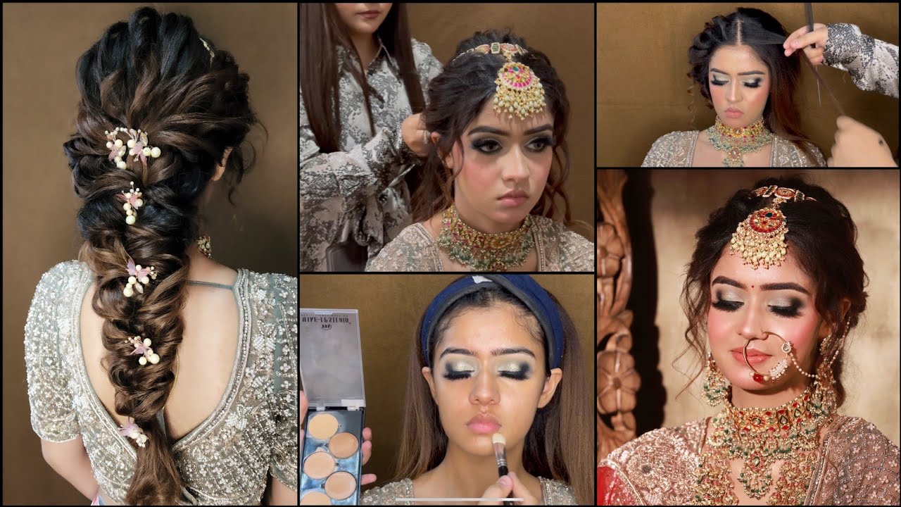 Aneela's Signature Salon on Instagram: “Mehndi❤️ How gorgeous does she  look❤️” | Party hairstyles for long hair, Pakistani hair, Mehndi hairstyles