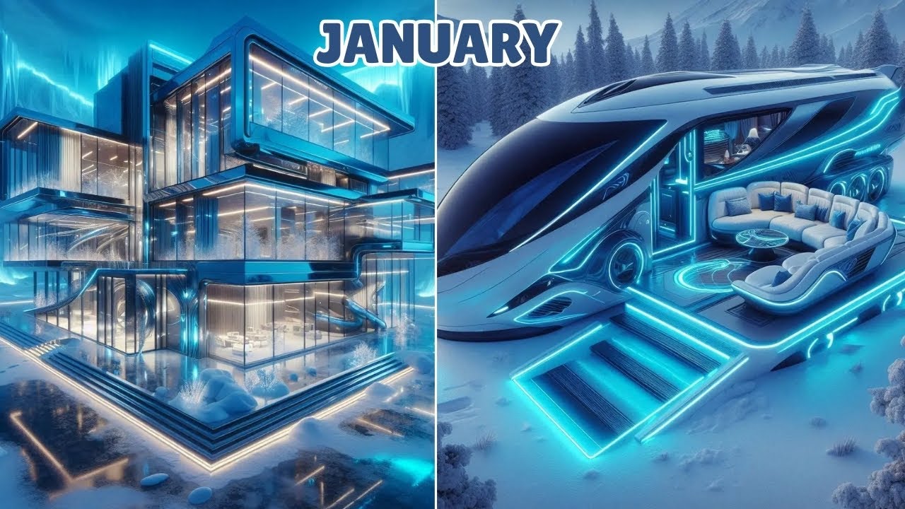 Выберите месяц своего дня рождения и откройте для себя свой футуристический дом в роскошном автод...