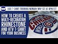 How to Make a Multi Dec Rhinestone &amp; HTV T-Shirt Start to Finish | Monday May 1st @ 8pm Est