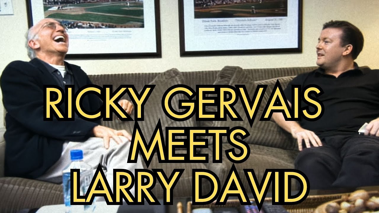 Ricky Gervais meets Curb Your Enthusiasm's Larry David - YouTube