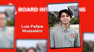 23/24 Board Introductions: Luis Felipe Mussalém