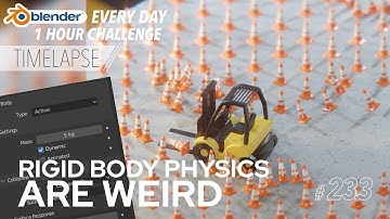 Cleaning Up Instancing with Rigid Bodies - Blender Every Day #233