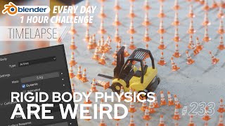 Cleaning Up Instancing with Rigid Bodies - Blender Every Day #233