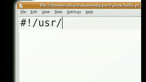 Perl tutorial ####1 HelloWorld