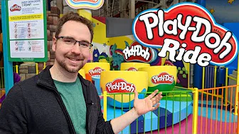 New PlayDoh Ride at Galaxyland! Dizzy Doh Dohs - Best Edmonton Mall