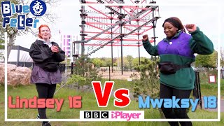 Lindsey Vs Mwaksy High Ropes Challenge Decider