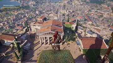 Assassin’s Creed Odyssey Statue of Athena synchronization and ambience