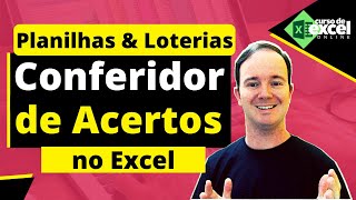 Planilhas para Loterias | Contagem de Acertos com Excel screenshot 5