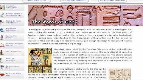 Hieroglyphs for Android