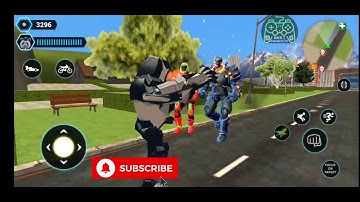 Police Panda Robot Game : Panda * Transformation  Android Gameplay