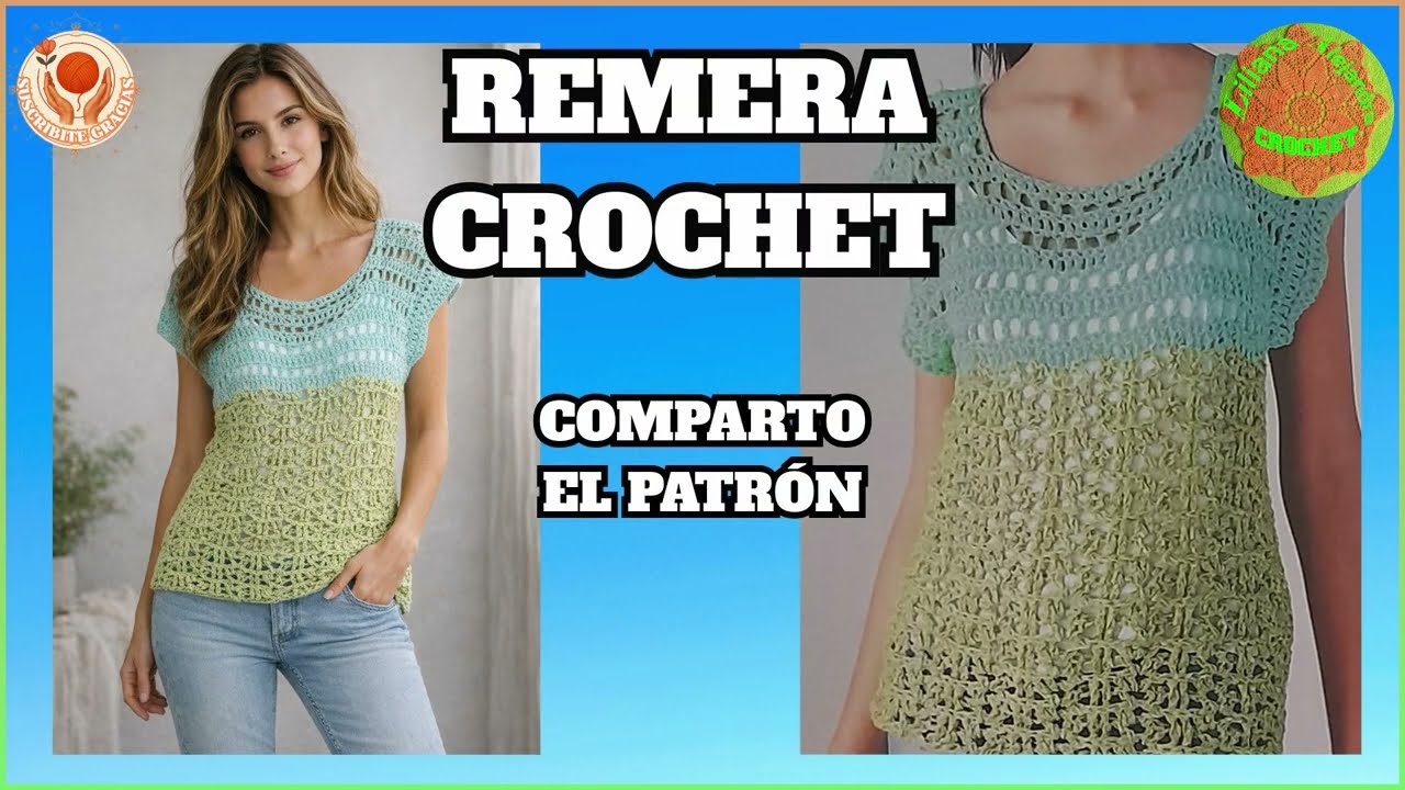 PATRÓN CROCHET REMERA