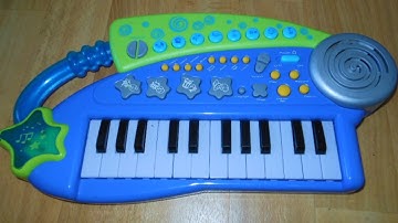 ELC Keyboard/piano toy. Instrument toy with music and light