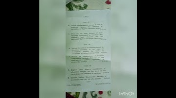 5th semester   😊Education general questions paper 2021(held in 2022)😊